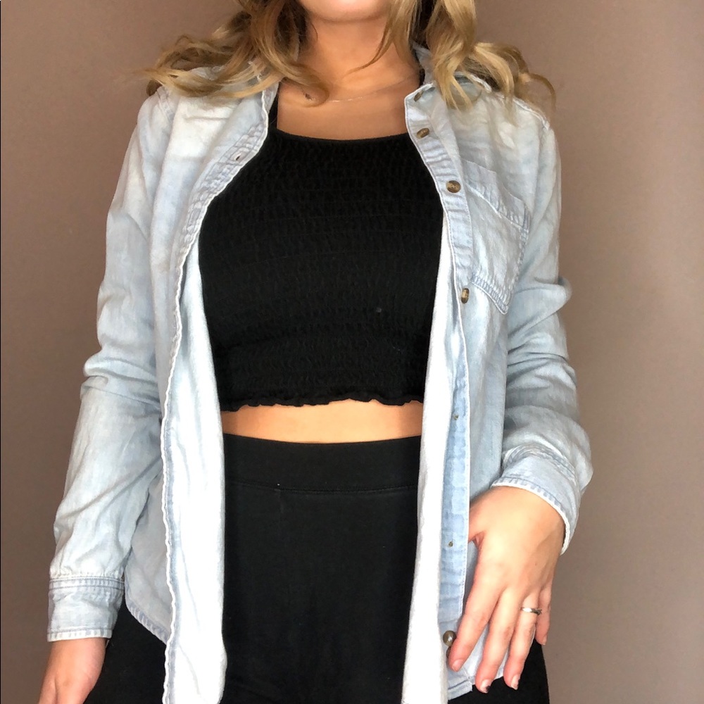 American eagle jean top